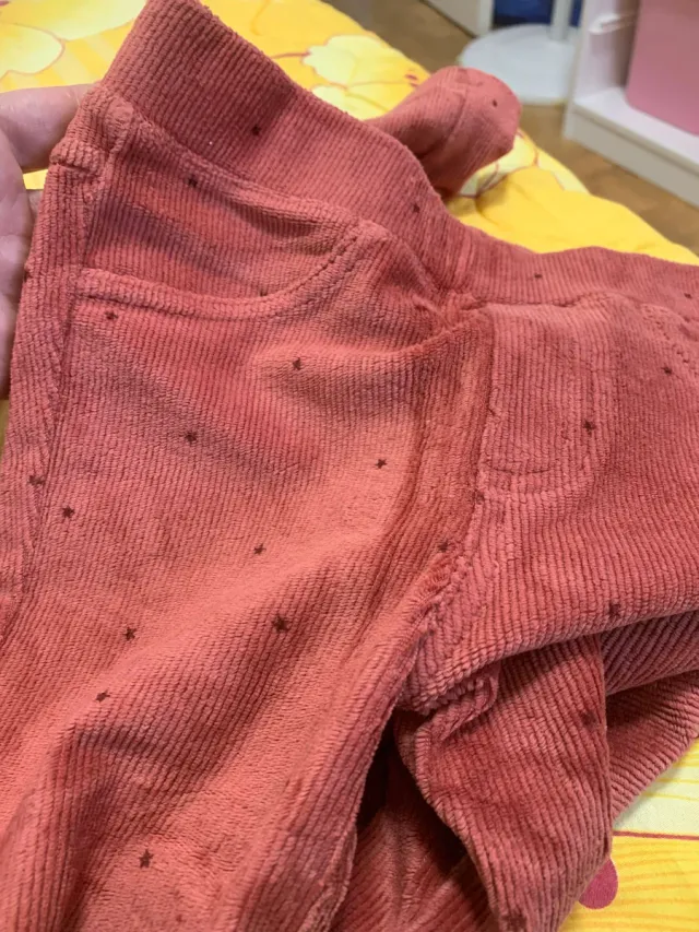 Pantalon leggins in velluto per bambina Taglia 6-7 anni Tex