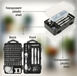 Kit Destornillador Precisión Estuche Puntas