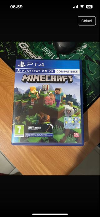 Minecraft PS4 (PlayStation 4) VR Compatibile