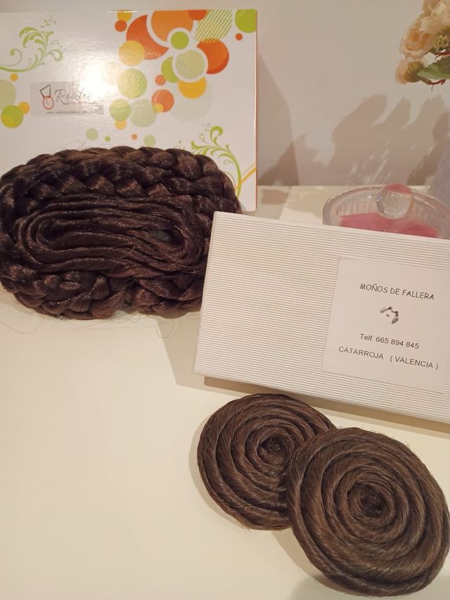 Moños cosidos para niña