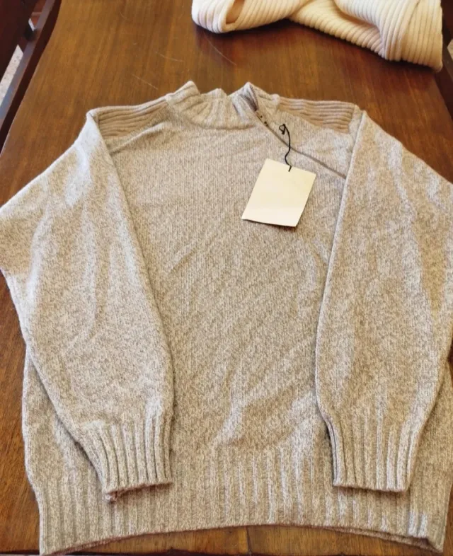 2 Maglioni Uomo Beige/Marrone