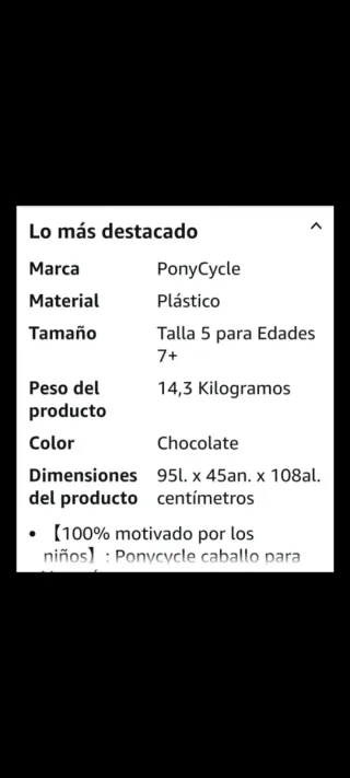 Caballo de peluche para montar