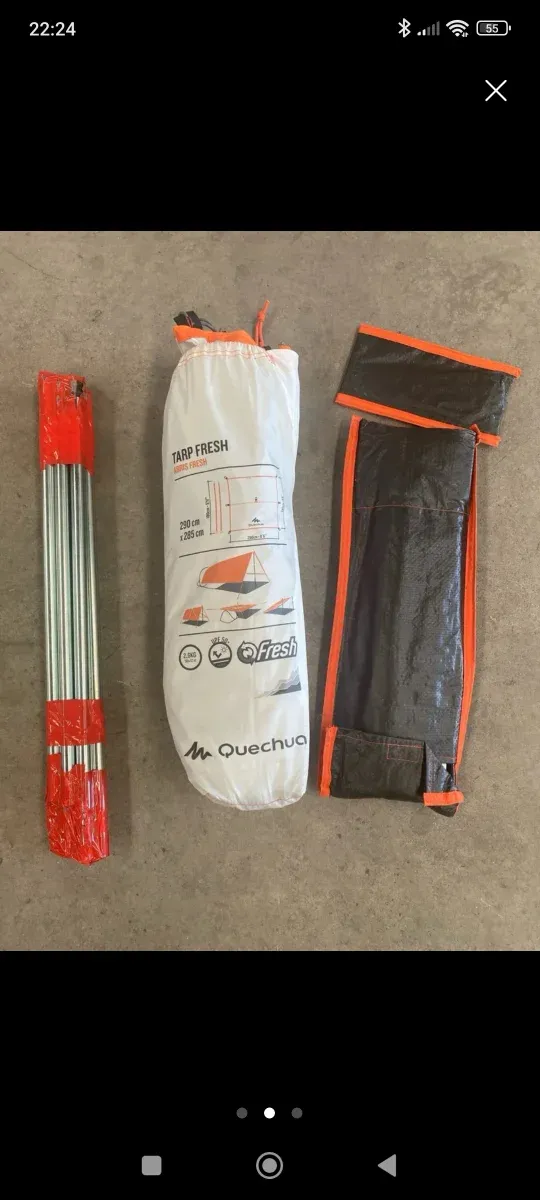 Toldo Tarp  con bordon cosido, caravana Camper