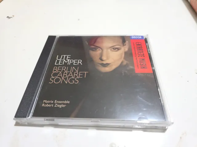CD Ute Lemper Berlin Cabaret Songs