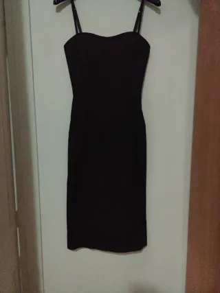 Vestido negro tirantes