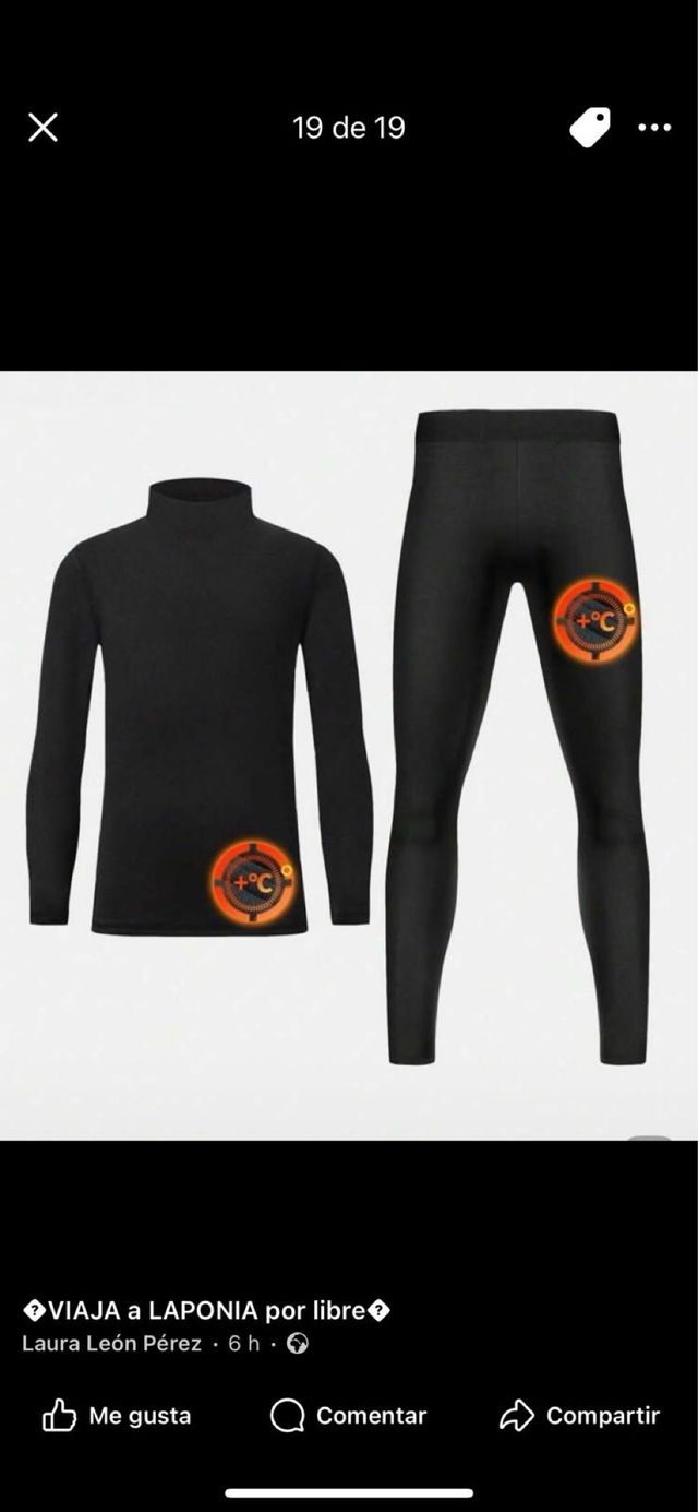 Conjuntos térmicos niño Talla 13-14 (2)