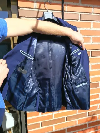 Traje azul hombre Silbon