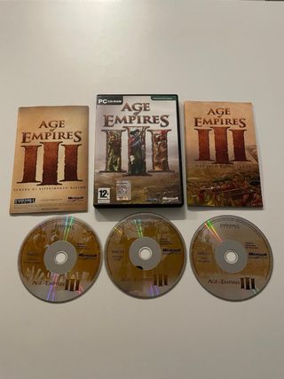 Age of Empires III PC CD-ROM + Manuali