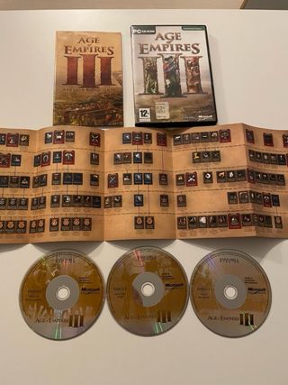 Age of Empires III PC CD-ROM + Manuali