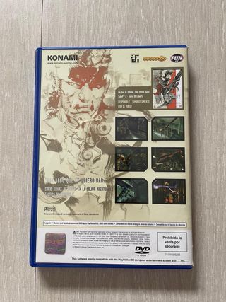 Metal Gear Solid 2 Sons of Liberty PS2
