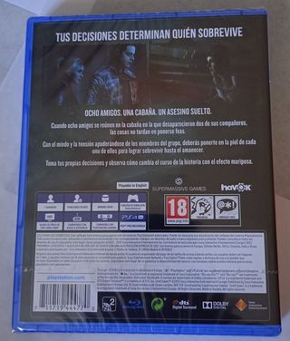 Until Dawn PS4 sigillato IT