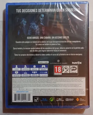 Until Dawn PS4 precintado ES