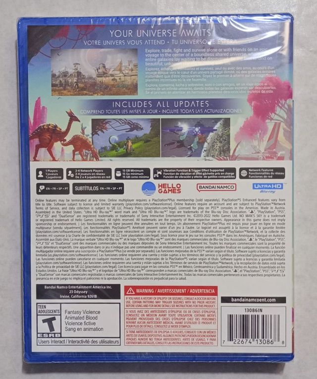 No Man's Sky PS5 sigillato USA