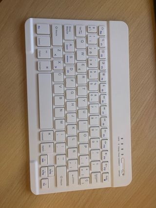 Teclado Bluetooth Blanco para Tablet