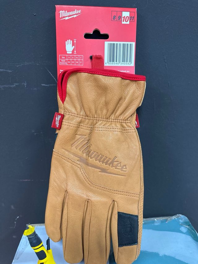 Guantes de Piel Milwaukee Talla 10