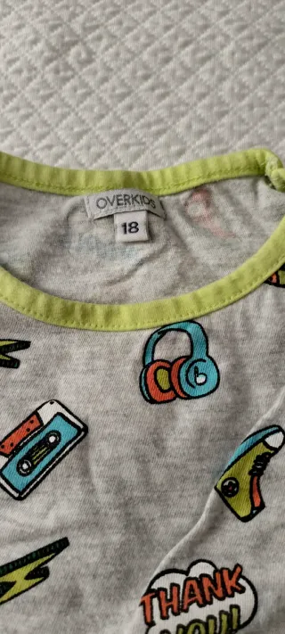 Canotta neonato stampe vintage