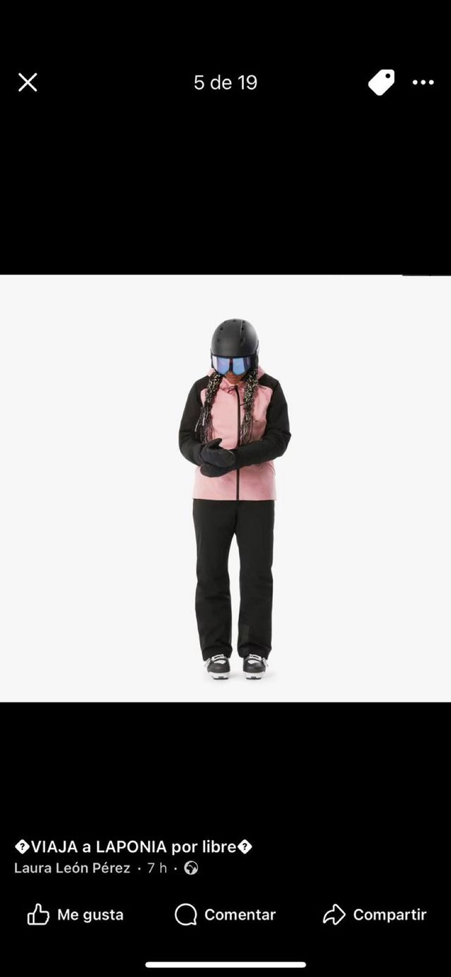 Pantalón esquí Decathlon mujer T40