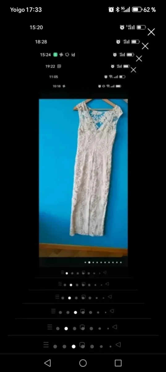 Vestido Ralph Lauren beige novia cóctel