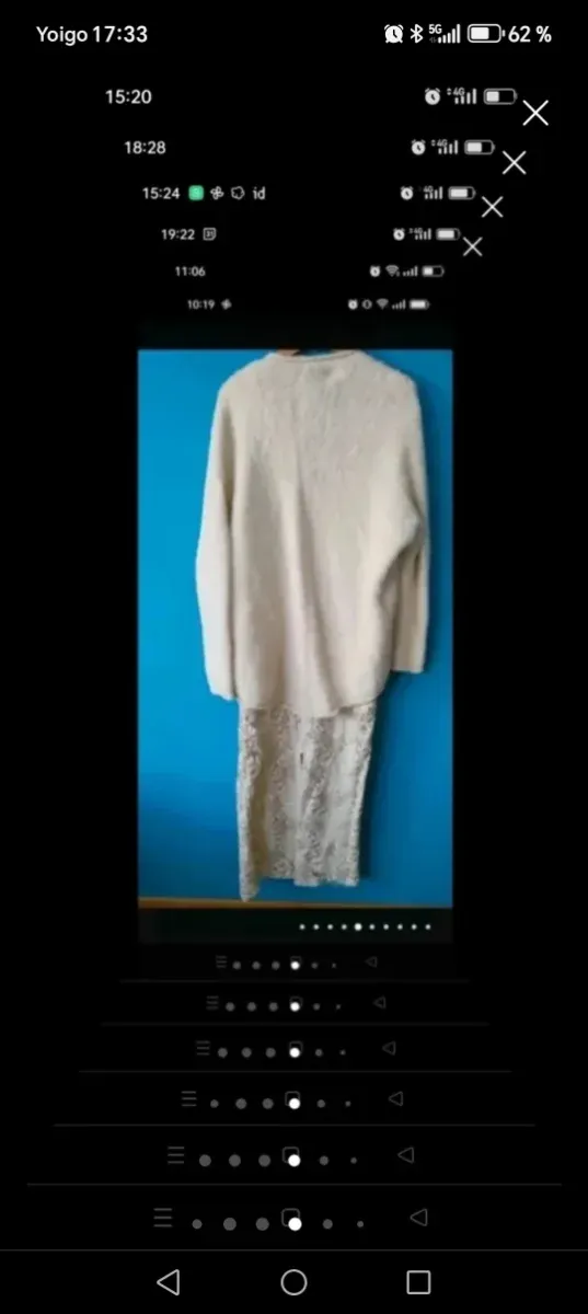 Vestido Ralph Lauren beige novia cóctel