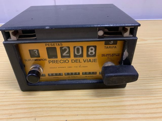 Taxímetro Kienzle Vintage Pesetas
