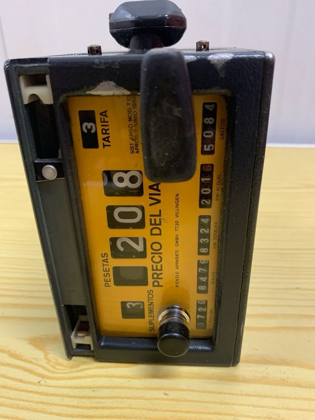Taxímetro Kienzle Vintage Pesetas