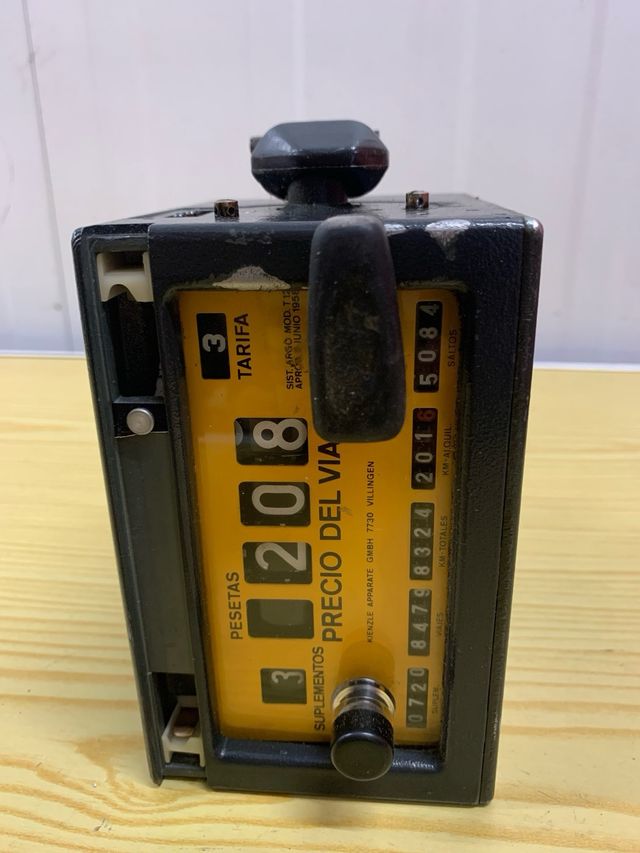 Taxímetro Kienzle Vintage Pesetas