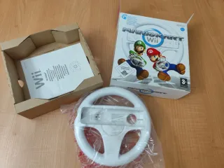 Volante Mario Kart Wii + Caja + Manual