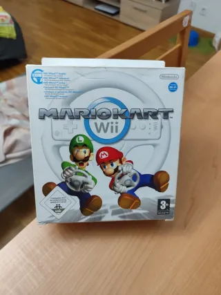 Volante Mario Kart Wii + Caja + Manual