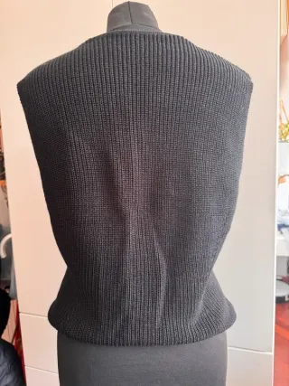 Gilet donna nero vintage