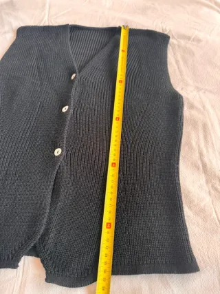 Gilet donna nero vintage