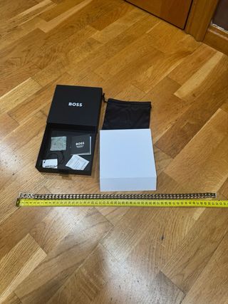 Cadena Hugo Boss Acero Chapado Oro