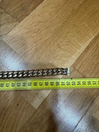 Cadena Hugo Boss Acero Chapado Oro