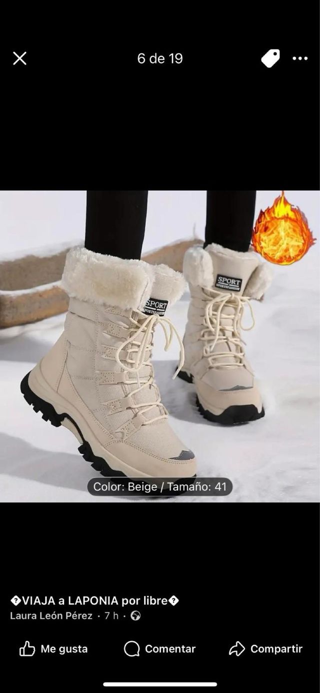 Botas de nieve mujer Talla 41