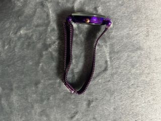 Reloj Morado con Esfera Estrellada