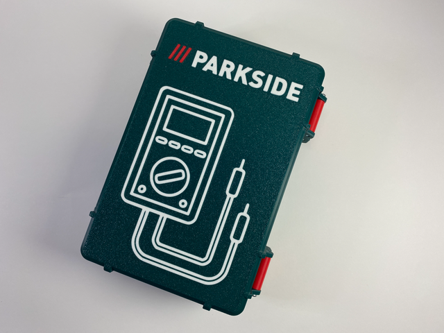 Caja robusta para multímetro Parkside