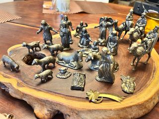 Belén Navideño Bronce 26 figuras