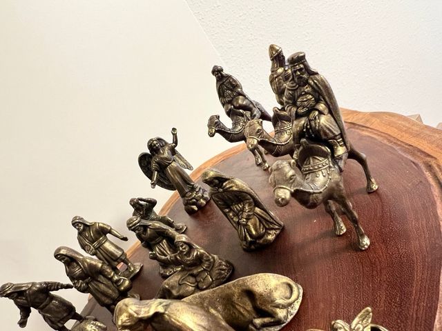 Belén Navideño Bronce 26 figuras