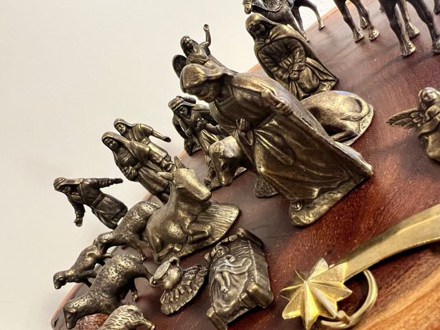 Belén Navideño Bronce 26 figuras