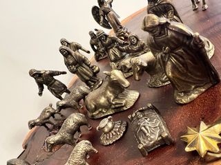 Belén Navideño Bronce 26 figuras