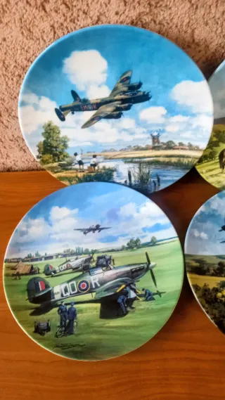 4 Piatti Royal Doulton da Collezione 20cm