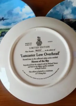 4 Piatti Royal Doulton da Collezione 20cm