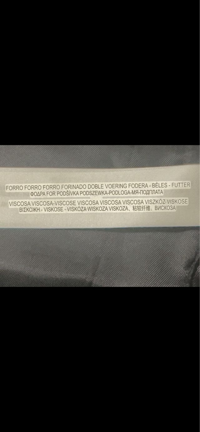 Chaleco Massimo Dutti Negro