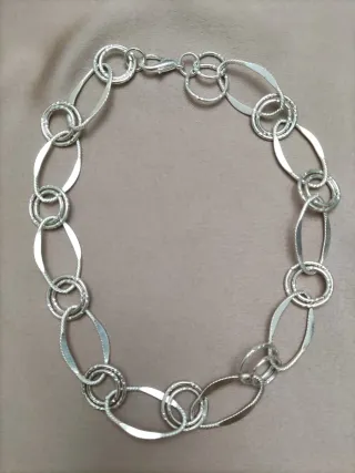 Collana girocollo a catena argento