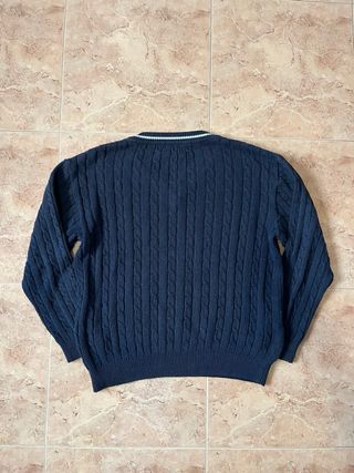 Jersey Polo Ralph Lauren cable azul
