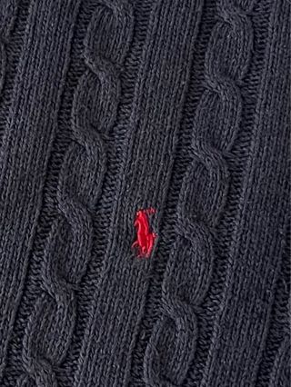 Jersey Polo Ralph Lauren cable azul