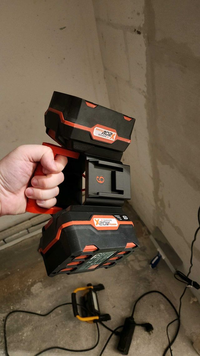 Soporte Baterías Parkside 20V