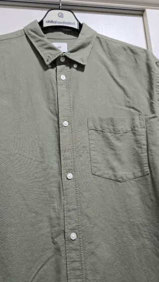 Camicia H&M Verde Militare XL