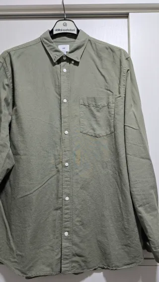 Camicia H&M Verde Militare XL