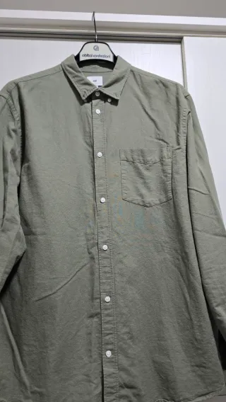 Camicia H&M Verde Militare XL
