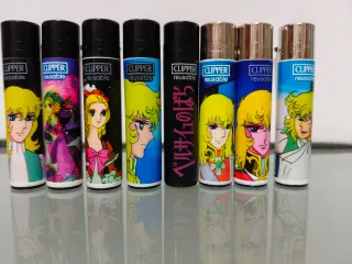 Set 8 accendini Lady Oscar + espositore